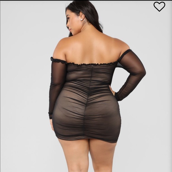 Maura Mesh Dress🖤 - Picture 5 of 10